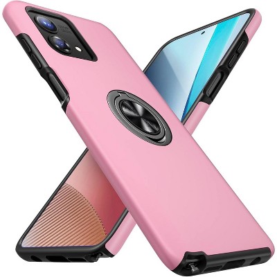 Entronix Case Compatible with Moto G Play 2024 - 360° Circular Ring Gripstand