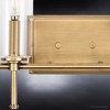 Urban Ambiance Luxury Contemporary Bath Light 11.5''H x 31.625''W,  Olde Brass Finish,  Parkes Collection, UHP4227 - 3 of 4