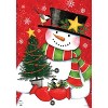 Briarwood Lane House Flag 40x28 For Outdoor Christmas Tree Snowman House Flag Flag For Christmas House Flag - 3 of 4