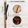 Nicebay Curling Iron, 1 Inch Hair Curler with Ceramic Coating, Professional Curling Wand, Fast Heating up to 430°F, Temperature LED Display - 3 of 4