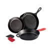 Lodge Seasoned Cast Iron Care Kit Yellow : Target