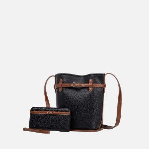 MKF Collection Odette Women’s 2-Piece Bucket Bag & Wallet by Mia K - 1 of 4