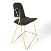 Modway Ponder Performance Velvet Bar Stool - 4 of 4