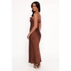 Petal and Pup Dara Midi Dress - Brown Polka Dot - 3 of 4