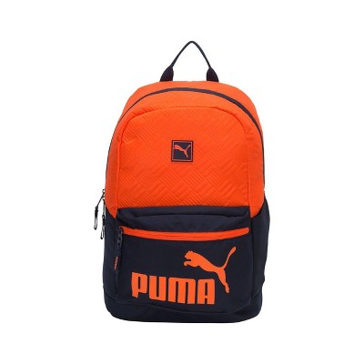 orange puma backpack