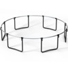 HFYee 8/12/14FT Starter Trampoline Kit Soft Basketball Board & Inflator for Ages 4+ Blue Safety Net - 3 of 4