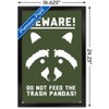 Trends International Lunch Hour Productions - Trash Panda Framed Wall Poster Prints - 3 of 4