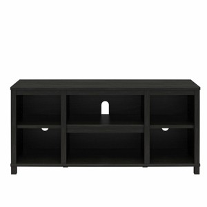 GlasFlength TV Stands and Consoles Cozy Living Room TV Stand Durable Make Entertainment Corner Neat for Living Room, Black, 49.61"*19.09"*3.66" - 1 of 4
