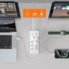 j5create 6-Outlet Surge Protector Power Strip with 3-USB™ 65W Charging Station - 3 of 4