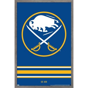 Trends International NHL Buffalo Sabres - Logo 21 Framed Wall Poster Prints - 1 of 4