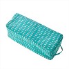 Dotty Waves Kids' Collapsible Storage Bin Aqua - SKL Home: Bath Toy Storage Caddy, Kids Bath Accessories, Freestanding - 4 of 4