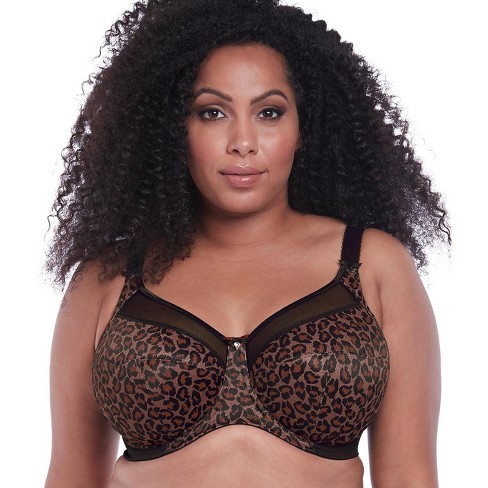 Goddess Women's Kayla Side Support Bra - Gd6162 38ddd Dark Leopard