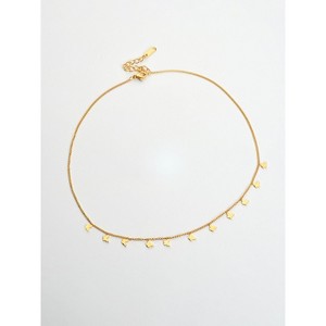 SOHI Women's Gold Gold Plated Minimal Necklace - 1 of 4
