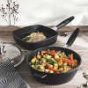 BergHOFF Scala Nonstick Ceramic Coated Cast Aluminum Grill Pan, Black - image 4 of 4