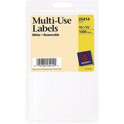 Assorted Publishers Avery Self-Adhesive Removable Rectangular 5414