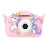 Contixo Kids Digital Camera, 1080p HD, Dual Lens, 4x Zoom, Games, Ages 3-8 - Pink Unicorn - 2 of 4