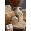 Ceramic Houses Set of 5 – Decorative Home Village Figurines by Kalalou - 2 of 3