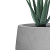 Rosemead Home & Garden 3pc Concrete Outdoor Planter Pot Cement Gray - 3 of 4