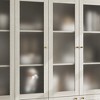 FUFU&GAGA Grey Modular Combination Decorative Cabinet, Any combination can be assembled, Frosted Glass Door, Create Elegant Home Space - 4 of 4