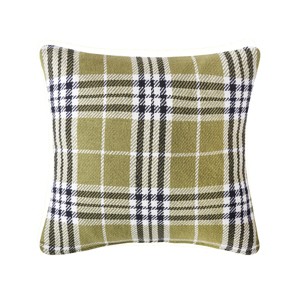 C&F Home 18" x 18" Max Plaid Tarragon Woven Throw Pillow - 1 of 4