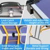 SEVOBAL Table Tennis Accessories 8ft Foldable Portable Ping Pong Table Set with Net for Indoor Games, Blue, 50"*25"*7" - 3 of 4