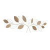 13" x 43" Metal Leaf Wall Decor Brown - Olivia & May: Iron Nautical Coastal Beach Art, Vertical Orientation - 2 of 4