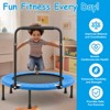 SUGIFT 36-Inch Kids Trampoline with Foam Handle – Foldable Mini Rebounder with Elastic Band Design, Non-Slip Mat, Indoor/Outdoor Use - 3 of 4