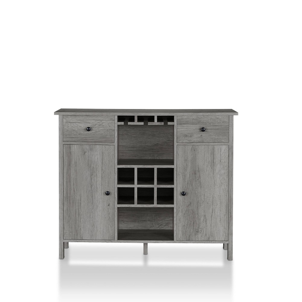 Photos - Storage Сabinet Ridsley Multi Storage Buffet Vintage Gray - miBasics