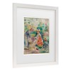 Trademark Fine Art - Pierre Auguste Renoir The apple seller, 1890 Matted Framed Art - 3 of 4