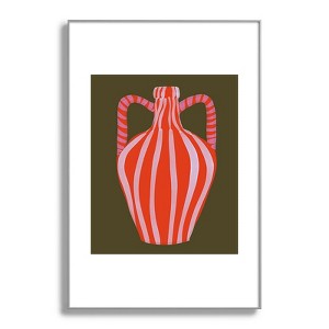 Marin Vaan Zaal Simple Vase Modern Still Life Metal Framed Art Print - Deny Designs - 1 of 4