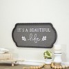 VIP Wood 24 in. Gray Beautiful Life Sign - 3 of 4