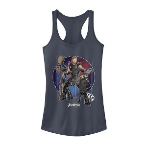 Juniors Womens Marvel Avengers: Infinity War New Partners Racerback Tank Top - 1 of 3