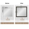 Amanti Art Mirror Makeover Bathroom Mirror Frame Border Kit - Fully Assembled Peel and Stick Frame - Mirror NOT Included - Shipwreck  Narrow Trim - 4 of 4