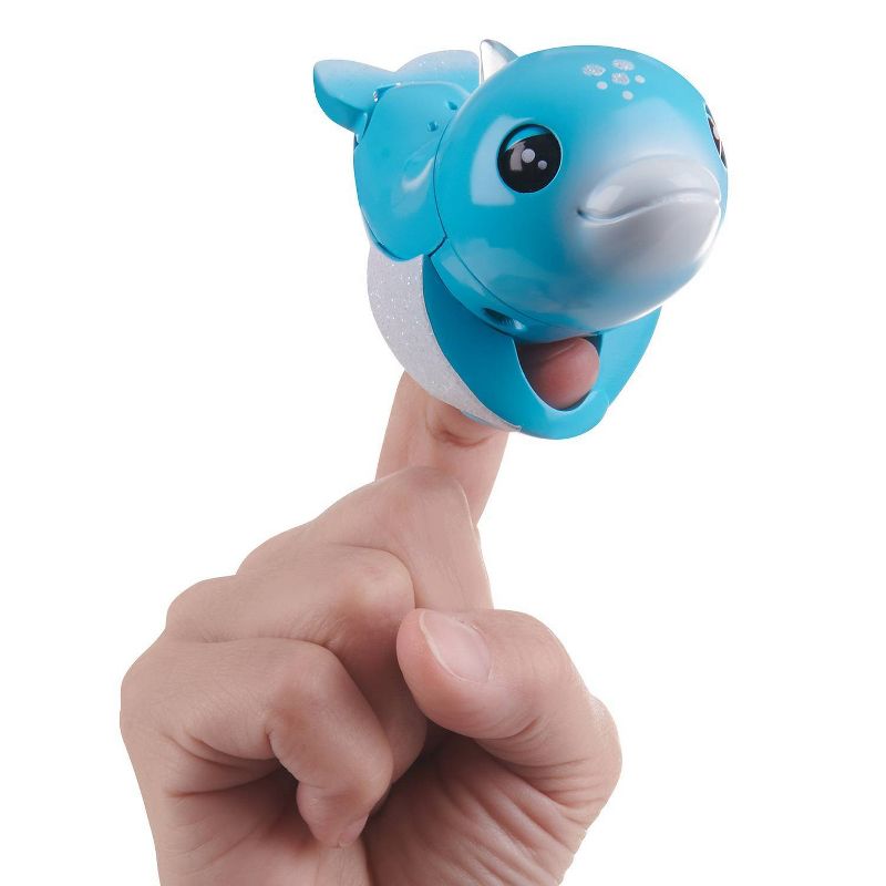 Fingerlings Baby Light-up Dolphin - Blues (Blue) - Interactive Toy, 3 of 9