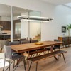 LLHZSY Double Layer Rectangular LED Chandelier 17 1/2" Wide Modern Light Fixture For Kitchen Island Dining Room - 3 of 4