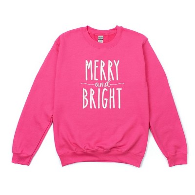 Simply Sage Market Women's Graphic Sweatshirt Embroidered Merry and Bright