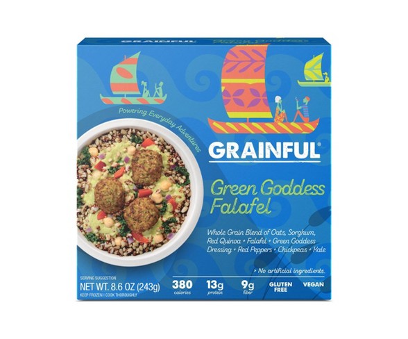 Grainful Green Goddess Frozen Falafel - 8.6oz