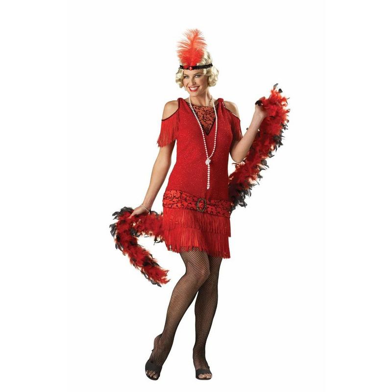 InCharacter Costumes Flapper Adult Women's Costume, 1 of 2