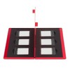 Insten Game Card Case For Nintendo Switch and OLED Model Games Storage Aluminum Portable Holder, 6 Game Slots, Red - 3 of 4