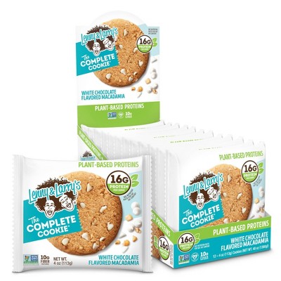 Lenny & Larry's Complete Vegan Cookies - White Chocolate Macadamia