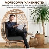 OTSUN Lounge Egg Chair Patio Chairs with 4 Thicken Cushions - 2 of 4