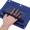Unique Bargains Pencil Case for 3 Ring Binder Double Layer Smooth Zipper for Folders - 3 of 4