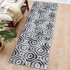 Acekool Washable Area Rug, Modern Geometric Non-Slip Soft Low Pile Stain Resistant Carpet for Living Room Bedroom, Easy Care - 4 of 4