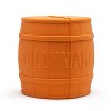 Bullymake Toss and Treat Keg Orange Peanut Butter Scent Dog Interactive Toy - 2 of 4