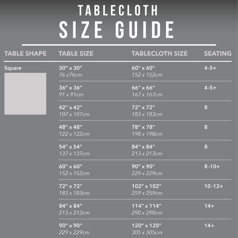 Saro Lifestyle Brushed Foil Tablecloth, 4 of 5