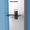 Promounts Tempered Glass Floating Wall Shelf, Holds Up to 17.6 lbs - 2 of 4