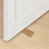 Unique Bargains Door Stop Under-Door Installation Small Wave Edges 3.66"x1.57"x0.59" 1 Pc - 2 of 4