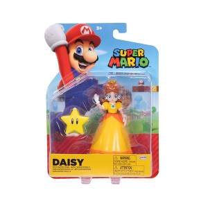 Nintendo Super Mario 4'' Daisy with Super Star Action Figure - 1 of 4