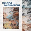 Nasitip Modern Abstract Area Rug for Living Room Bedroom Dining Room,Washable Folding Stain Resistant Easy Cleaning Low Pile Soft - 3 of 4