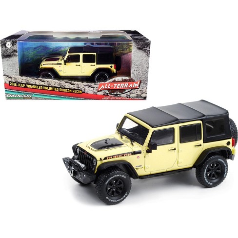 2018 Jeep Wrangler Unlimited Rubicon Recon Gobi Yellow With Black Top  